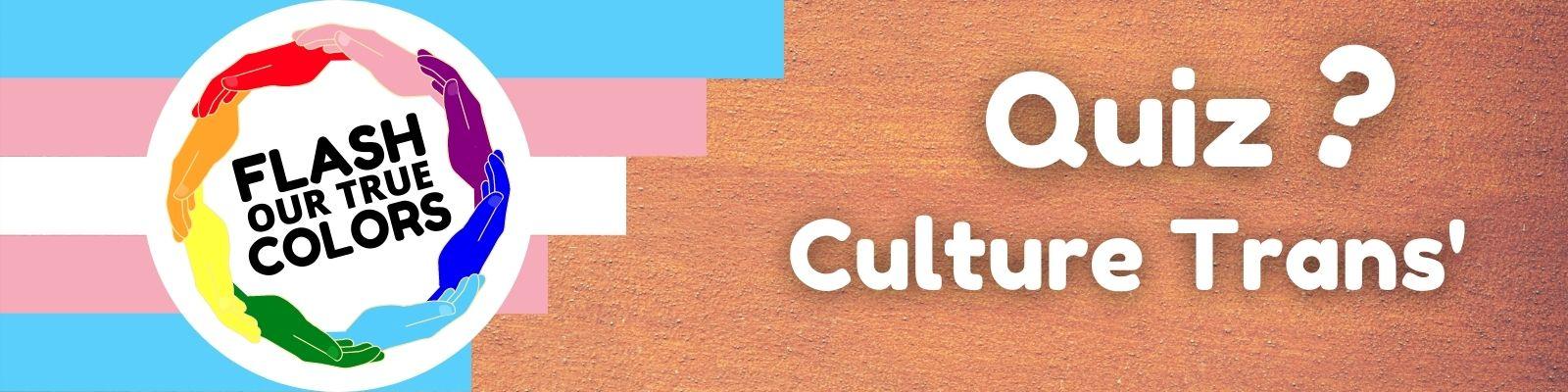 Bannière du quiz culture trans