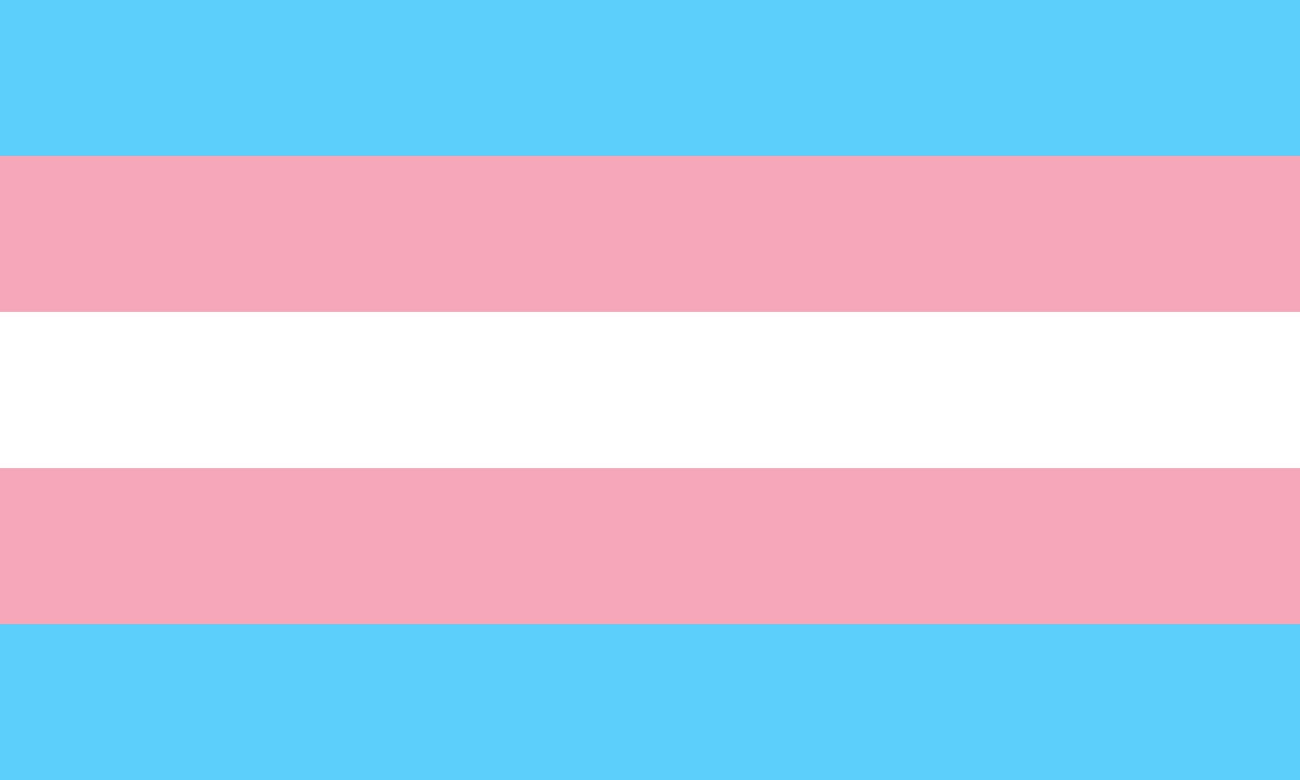 Drapeau transgenre